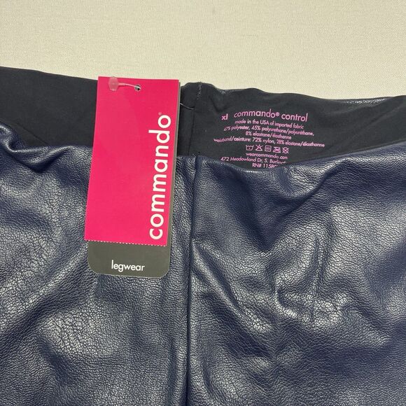 Commando Perfect Control Faux Leather Leggings XL - Picture 5 of 7